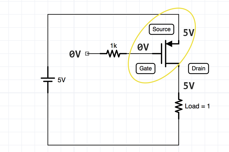 P Channel Mosfet Tutorial With Only Positive Voltages