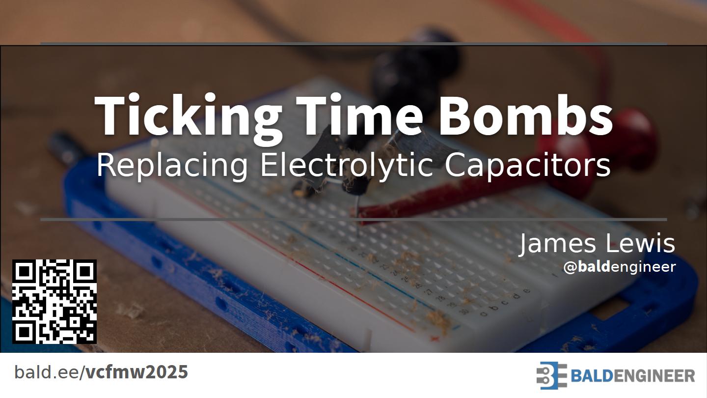 Replacing Electrolytic Capacitors | VCF Midwest 2025 Talk